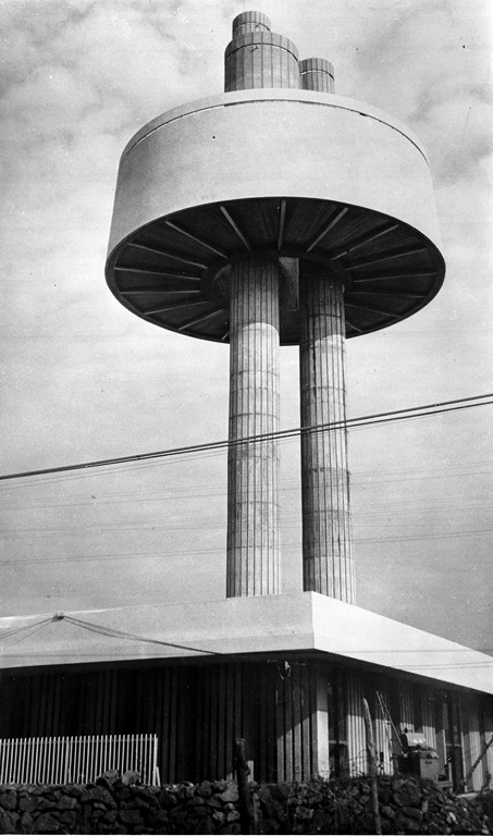 Roma, Concorso per il Centro idrico della Cecchina, via della Bufalotta, Francesco Palpacelli, 1959
